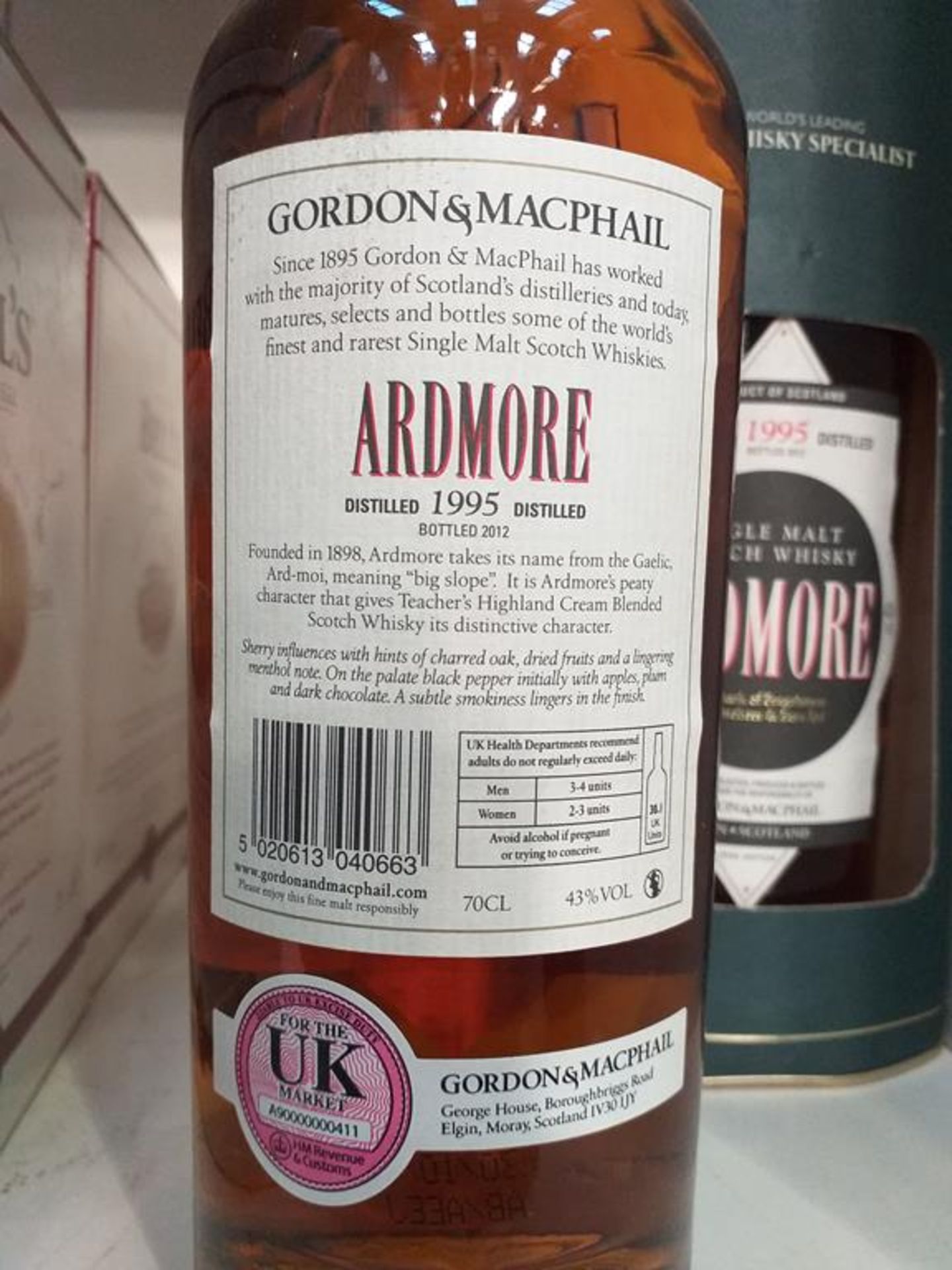 Two bottles of Gordon & MacPhail Ardmore Single Malt Scotch Whisky - Image 4 of 4