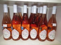 Eighteen bottles of Blossom Hill Pale Rose wine