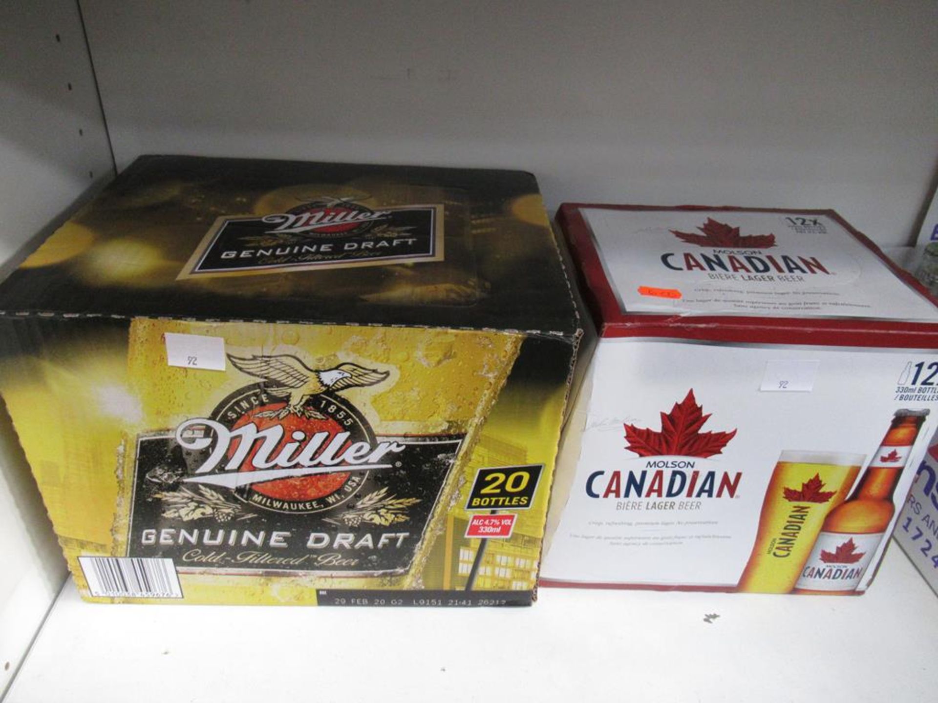 5 x shelves of mixed drinks to include Ginger Beer, Tango, Carlsberg, Brahma. Miller, Stella's Artoi - Image 9 of 14