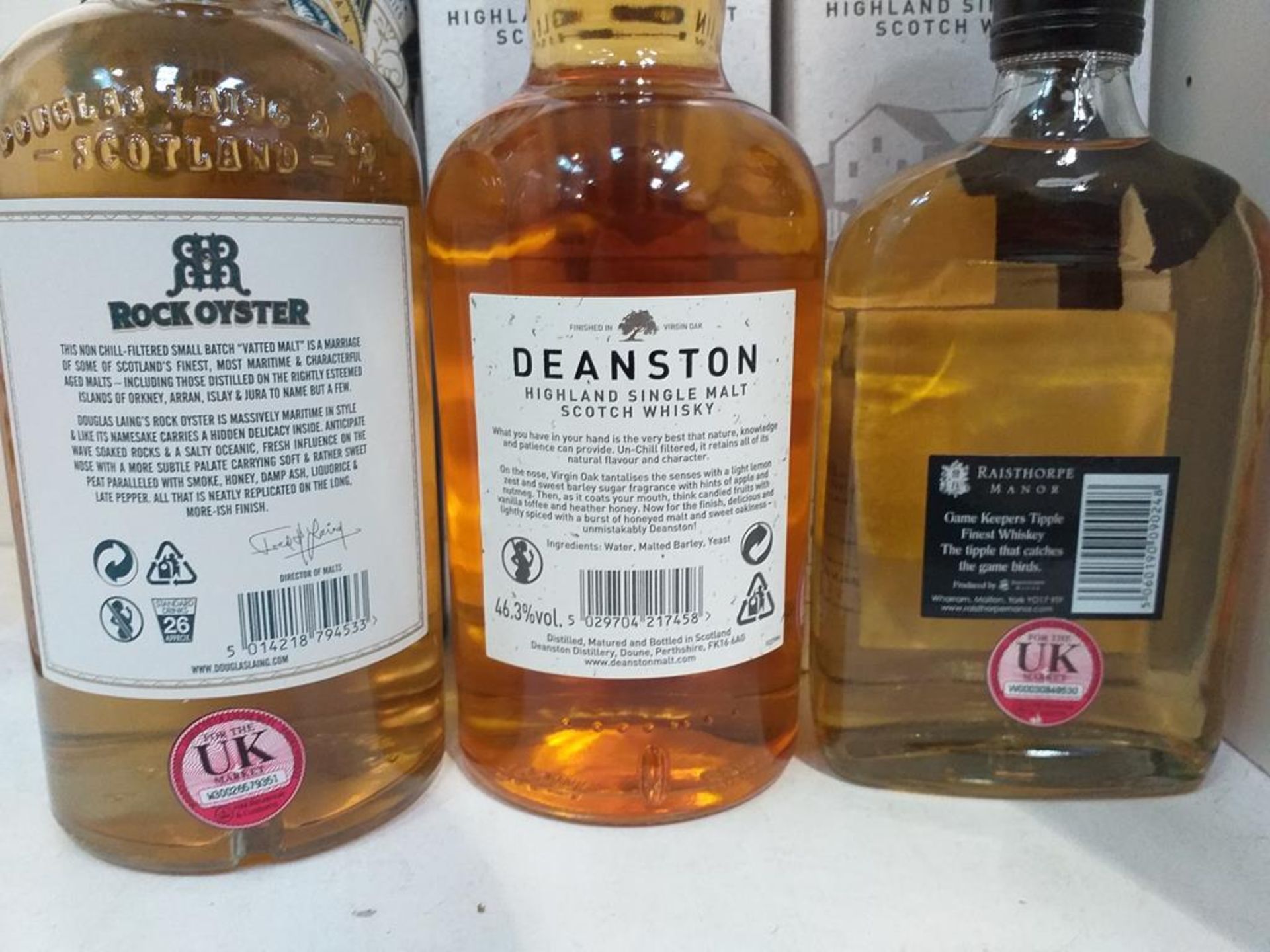 Two bottles of Deanston Highland Virgin Oak Single malt Scotch Whisky (Boxed), A bottle of Douglas L - Image 3 of 3