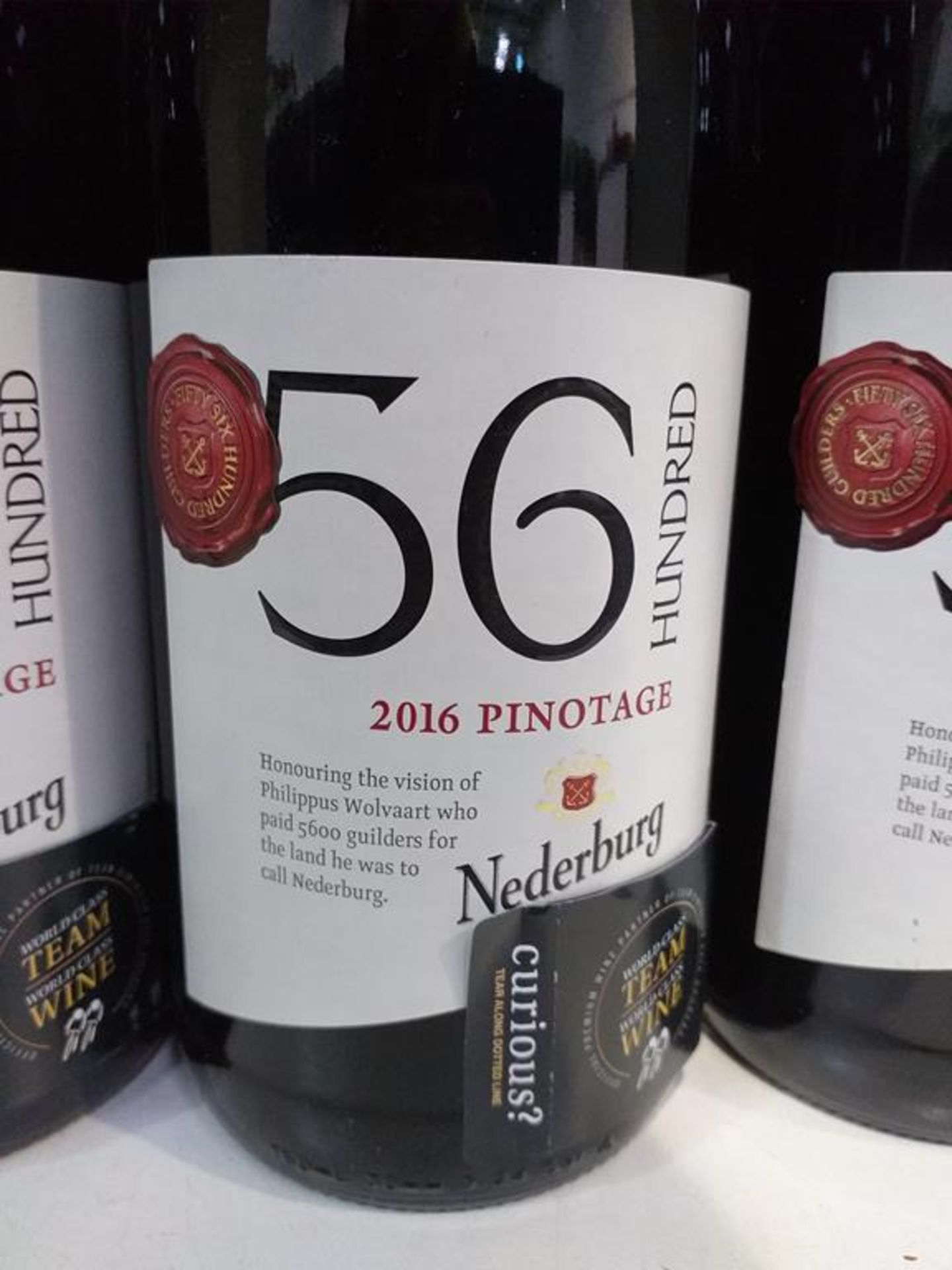 Fifteen bottles of Nederburg 56 Hundred 2016 Pinotage Red Wine - Image 2 of 3