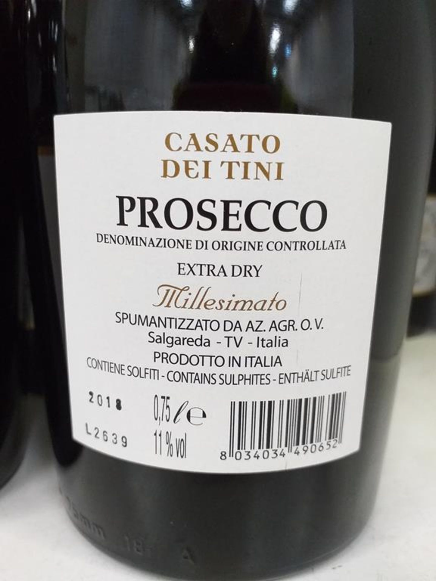 Three bottles of Martini Prosecco D.O.C. and nine bottles of Casato Dei Tini Millesimato Prosecco D. - Image 7 of 7