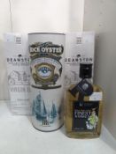 Two bottles of Deanston Highland Virgin Oak Single malt Scotch Whisky (Boxed), A bottle of Douglas L