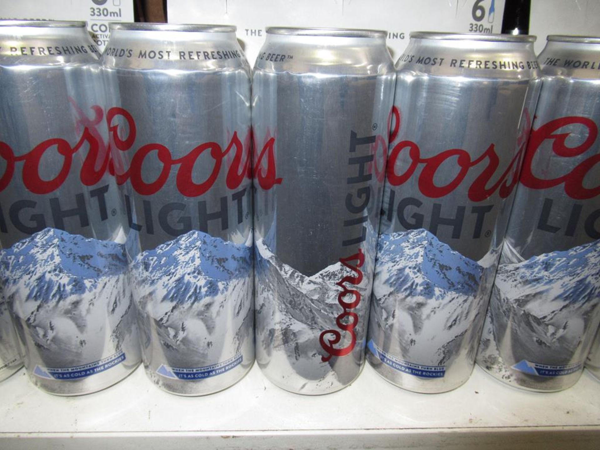 A Qty of Coors Light Beer bottles & cans - Image 2 of 2