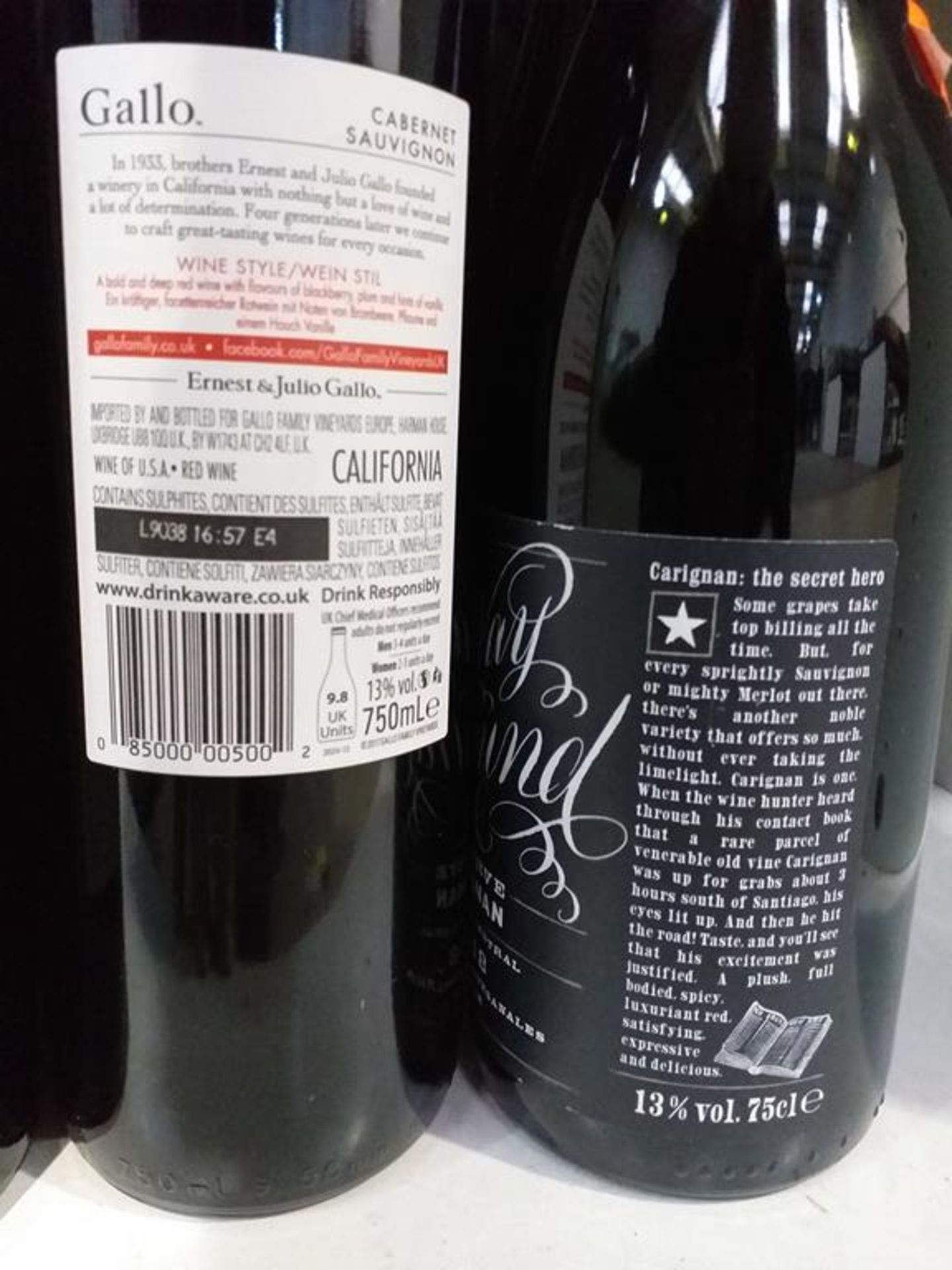 Nine bottles of Gallo Family Vineyards 2017 Cabernet Sauvignon red wine, two bottles of The Long Way - Image 5 of 5