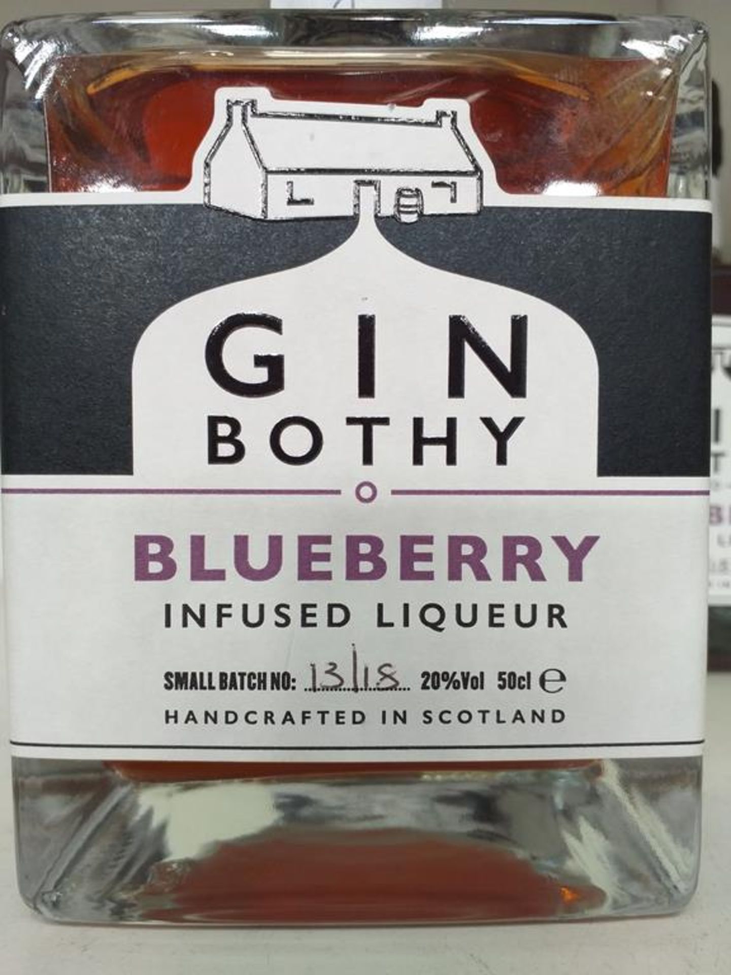 Four bottles of Gin Bothy Blueberry Infused Liqueur (one approximately bottle 95% full) - Image 2 of 4
