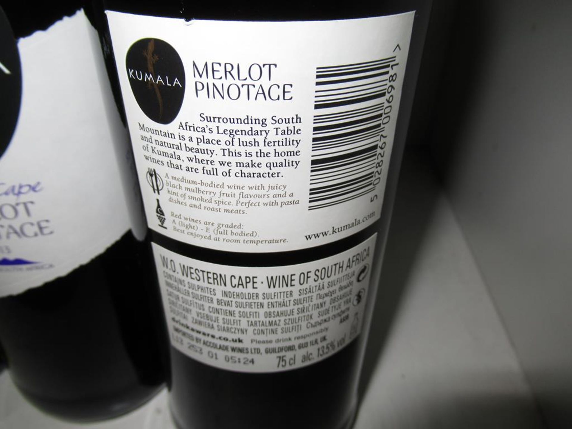 Sixteen bottles of Kumala Western Cape Merlot Pinotage 2013 red wine and four bottles of Kumala Cabe - Image 3 of 5