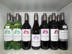 Twenty bottles of Jacob's Creek wine