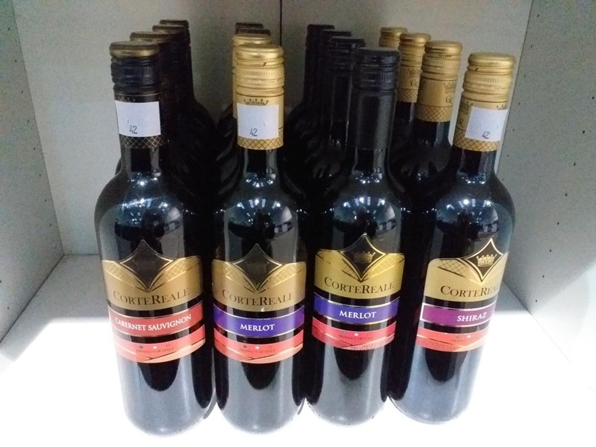 Sixteen bottles of Corte Reale Red Wine