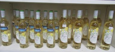 Twenty four bottles of Blossom Hill Elderflower and Lemon Flavoured Spritz white wine