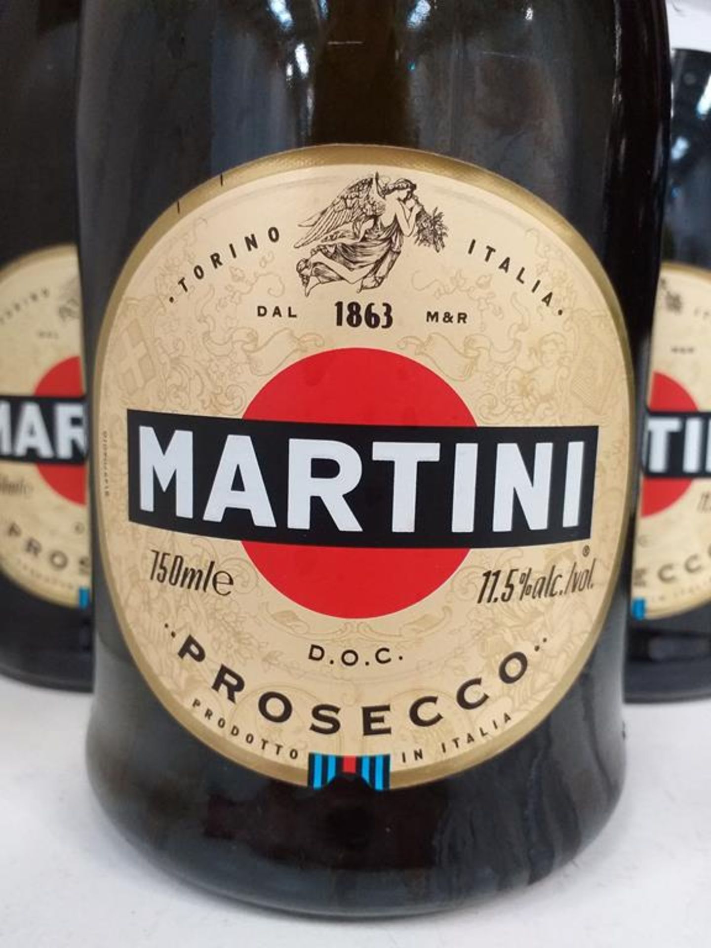 Three bottles of Martini Prosecco D.O.C. and nine bottles of Casato Dei Tini Millesimato Prosecco D. - Image 3 of 7