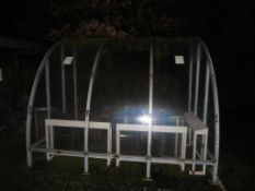 Curved & Rectangular Smoking Shelter