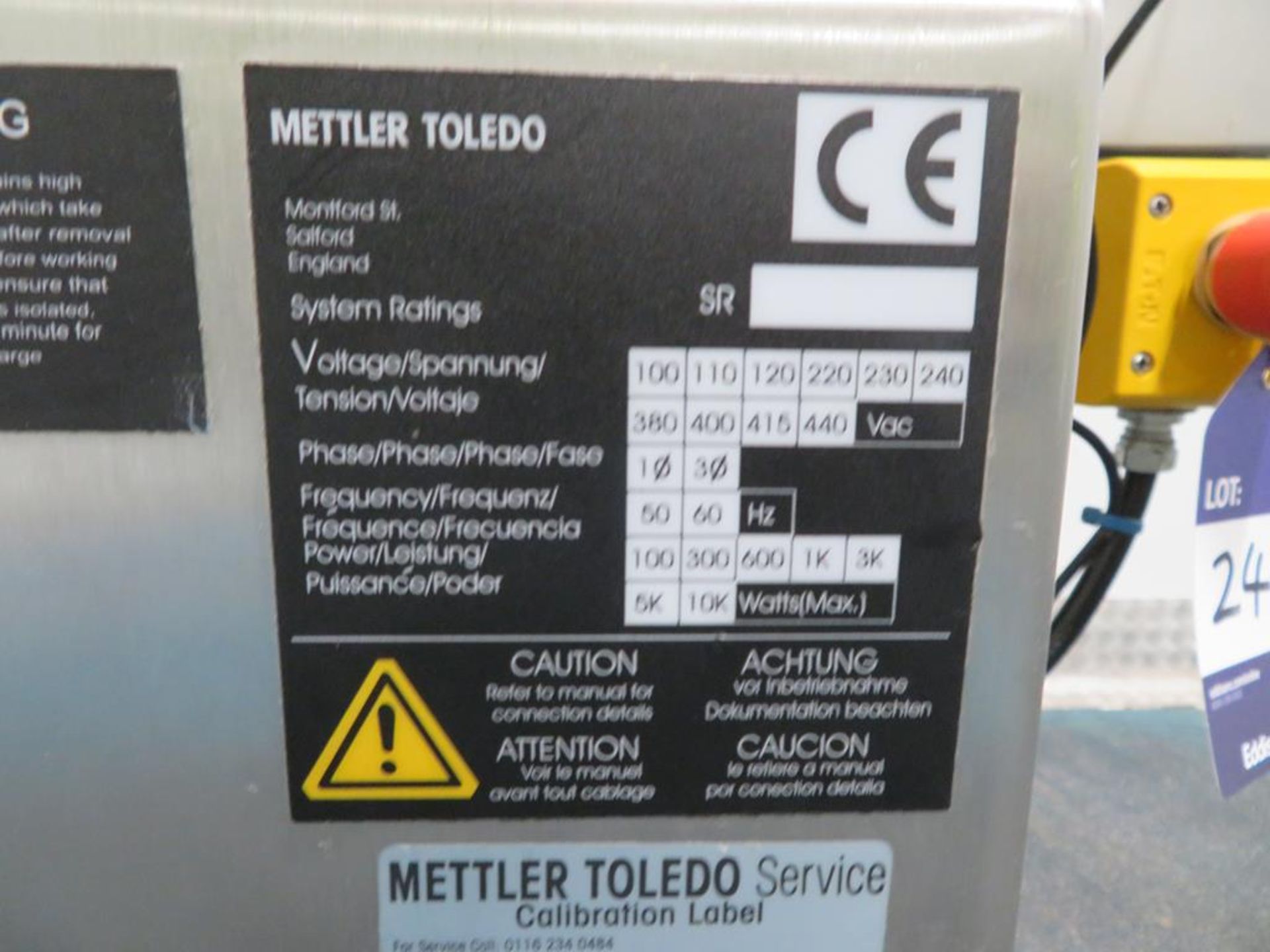 Mettler Toledo Safe line Metal Detector - Image 2 of 7