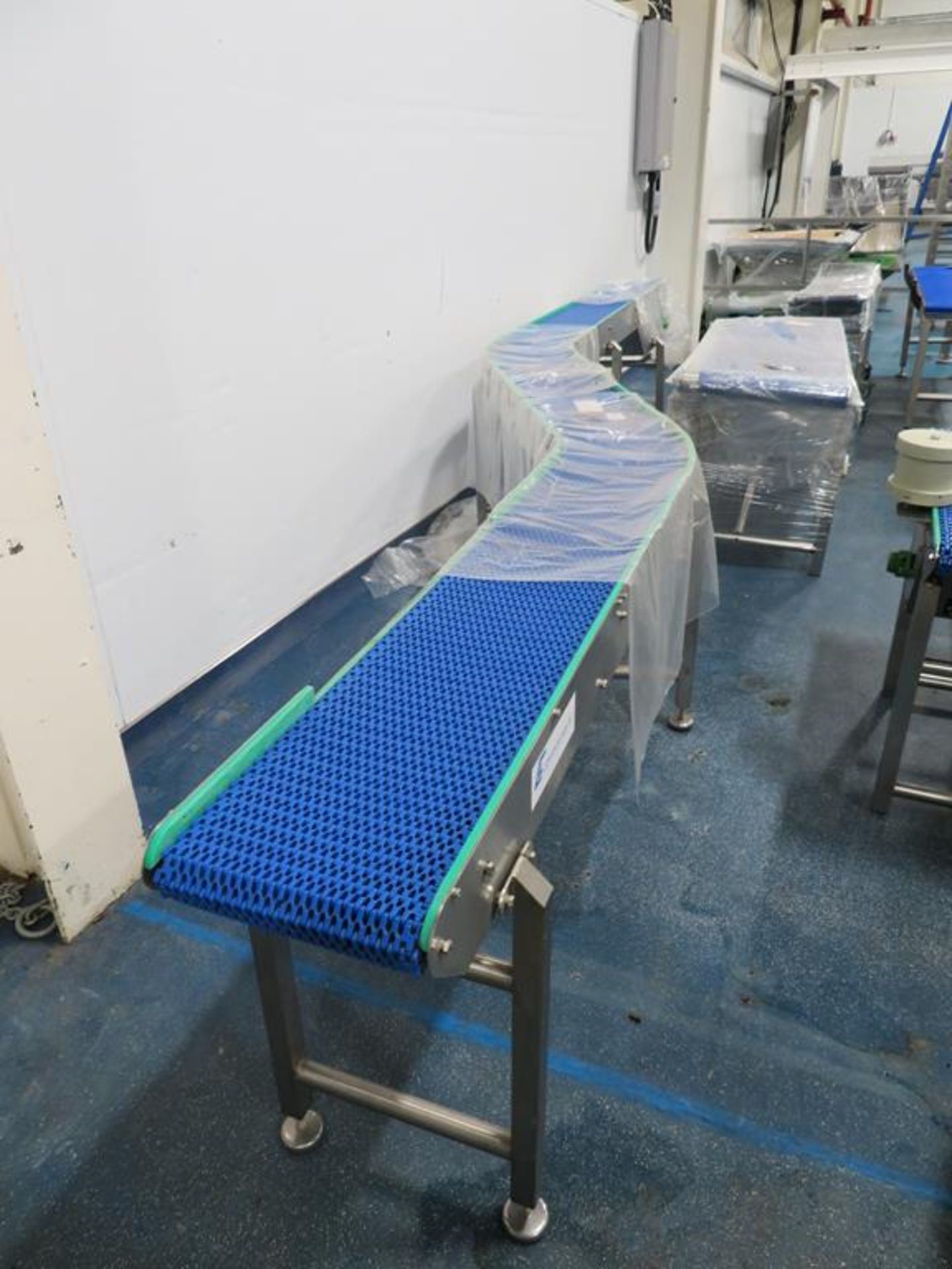 Conveyor Lines S-Shaped Acrylic Slat Belt Conveyor