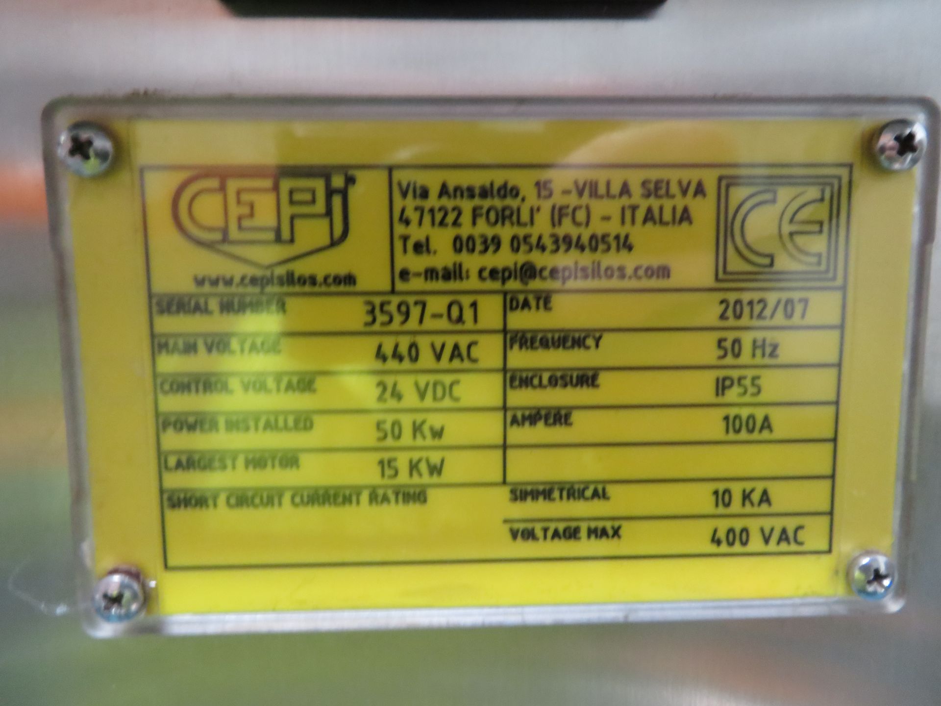 2012 Cepi Process Control Panel (Siemens 7) - Image 4 of 11