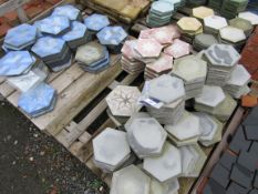 Quantity Various Hexagonal Tiles to 3 Pallets