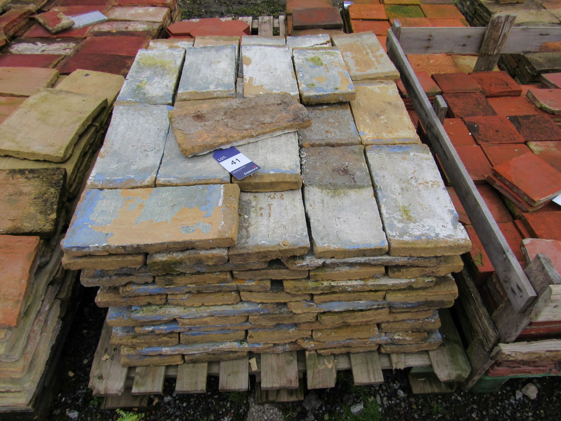 Quantity Spanish Terracotta Reclaimed Tiles - Image 2 of 2