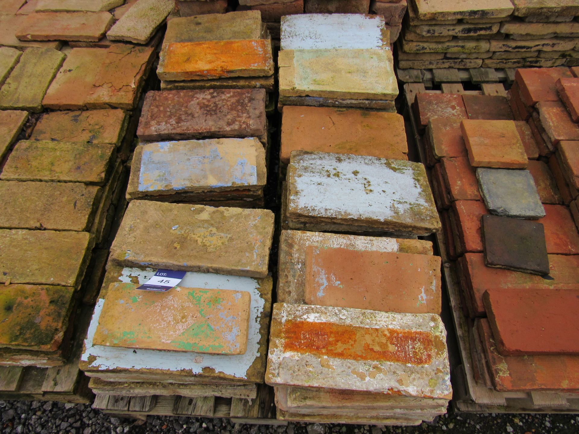 Quantity Reclaimed Spanish Tiles to 4 Pallets