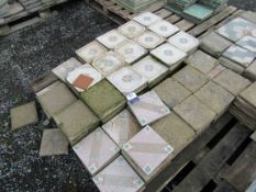 Quantity Reclaimed Tiles to Pallet