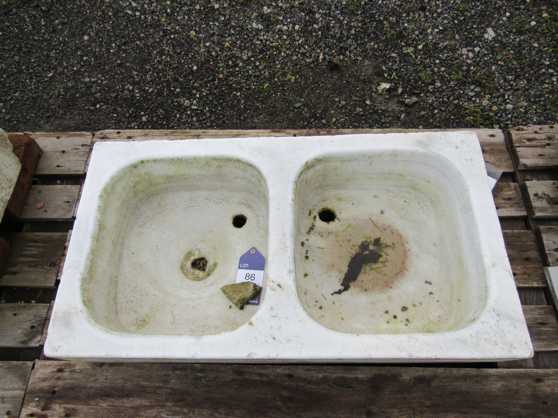 Reclaimed Marble Sink