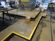 Very Large Girder & Steel Plate Raised Floor Section (purchaser to make good the floor following rem