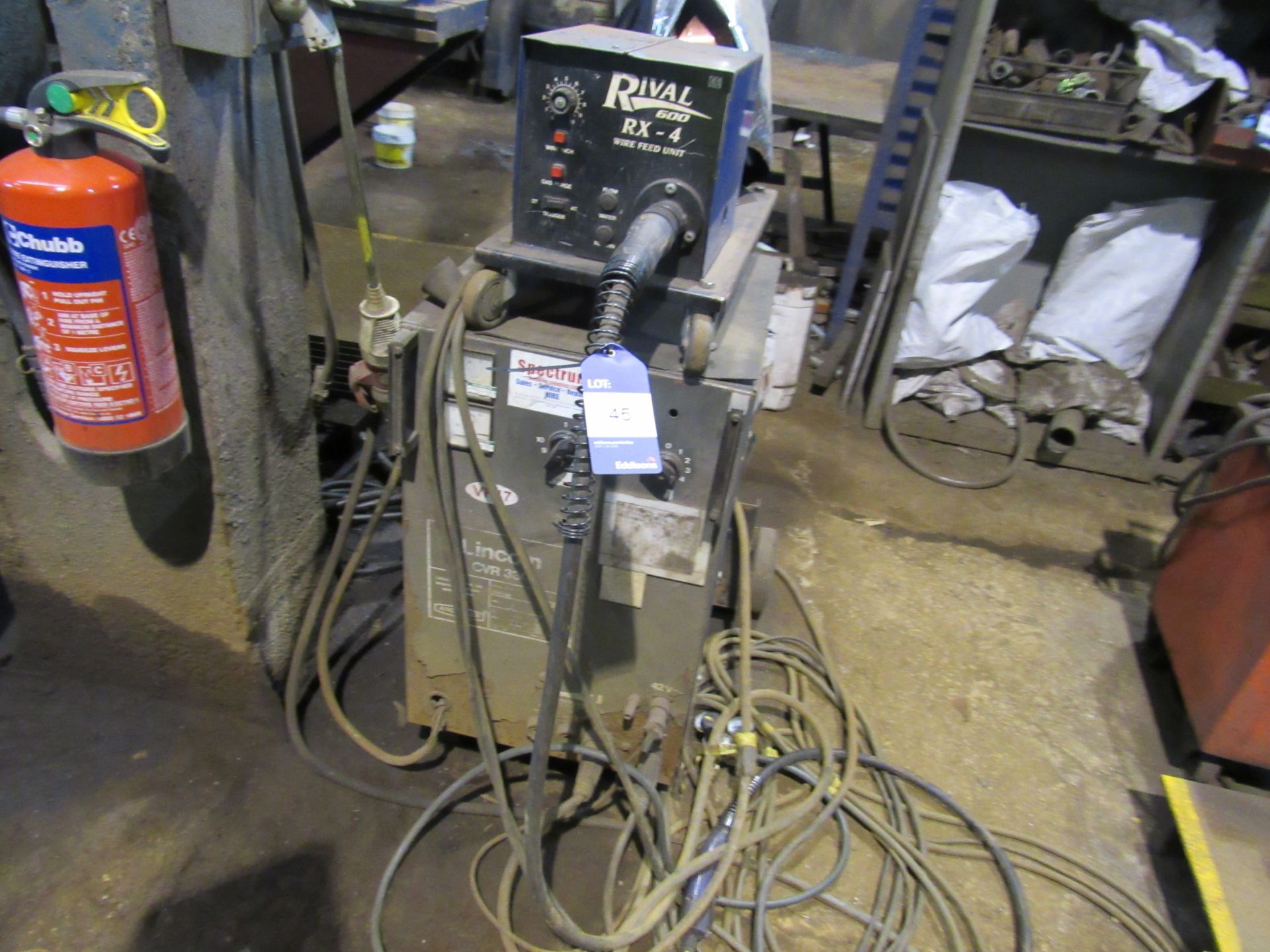 Lincoln CUR 350 Welding Set - Image 2 of 2