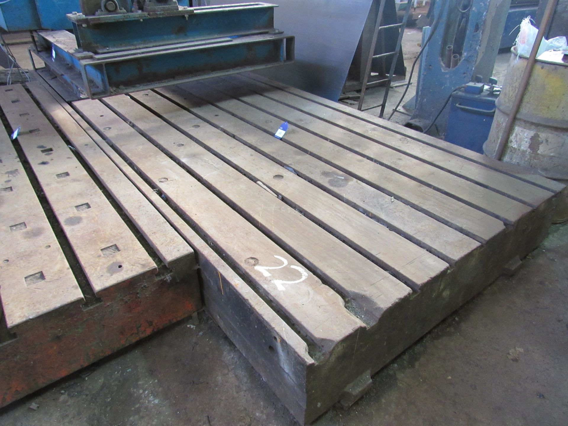 Machine Bed T Slot Block 14’x5’4”x1’ - Image 2 of 2