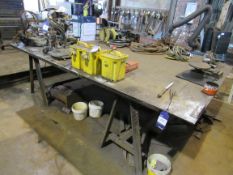 Heavy Duty Steel Work Table 2.5m x 2m