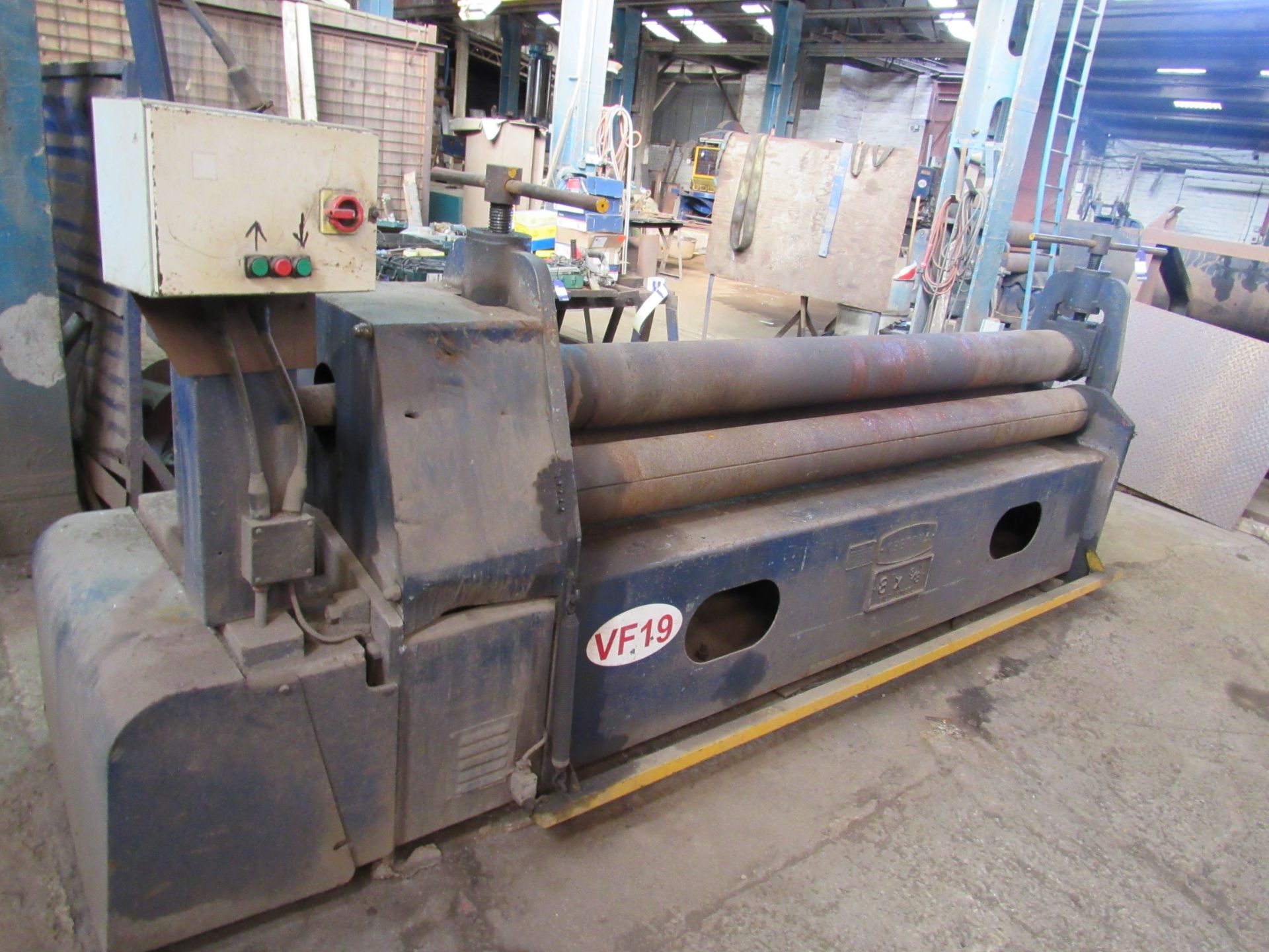 Keetona Powered Bending Rolls 2550mm, 8”x3/8” Mild Steel - Image 2 of 4