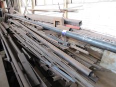 Steel Stock Rack and Contents