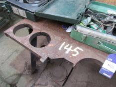 4 Heavy Duty Steel Trestles and Heavy Duty Steel Plate