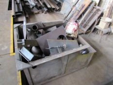 Steel Stillage and Quantity Scrap Steel Including Plate