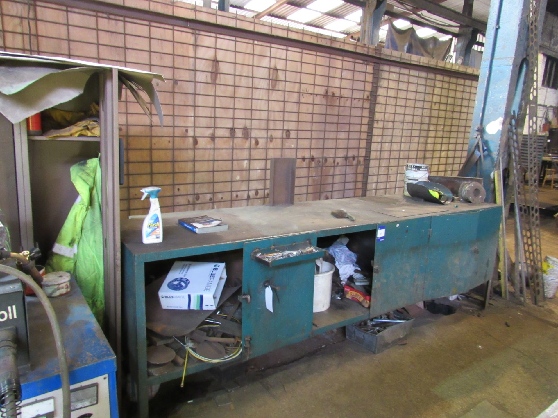 Steel Workbench and Contents - Image 2 of 2