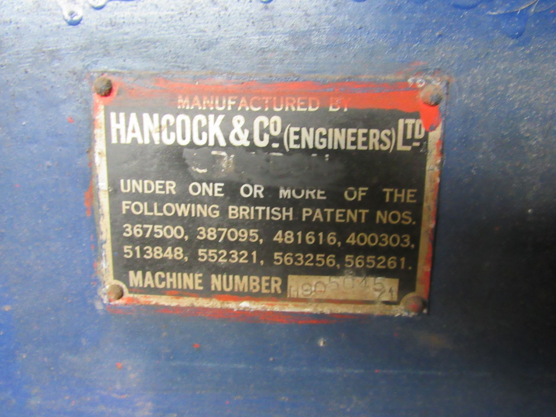 Hancock “HANCO90” oxy/propane profile machine, 11905045 - Image 4 of 5