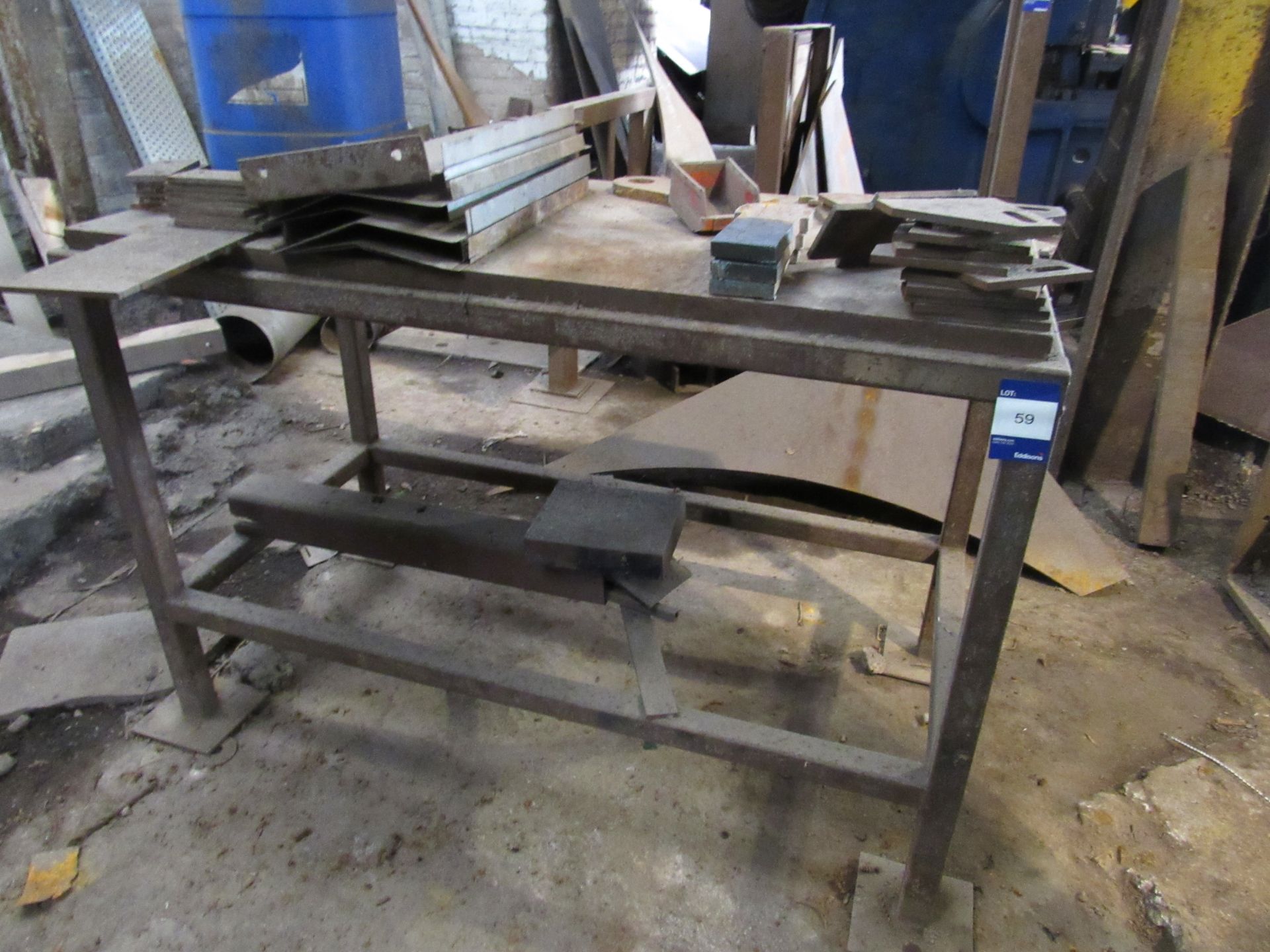 Steel Work Table - Image 2 of 2