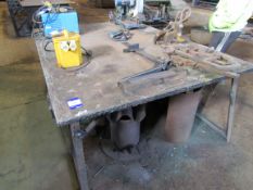 Heavy Duty Steel Work Table 5’ x 6’8”