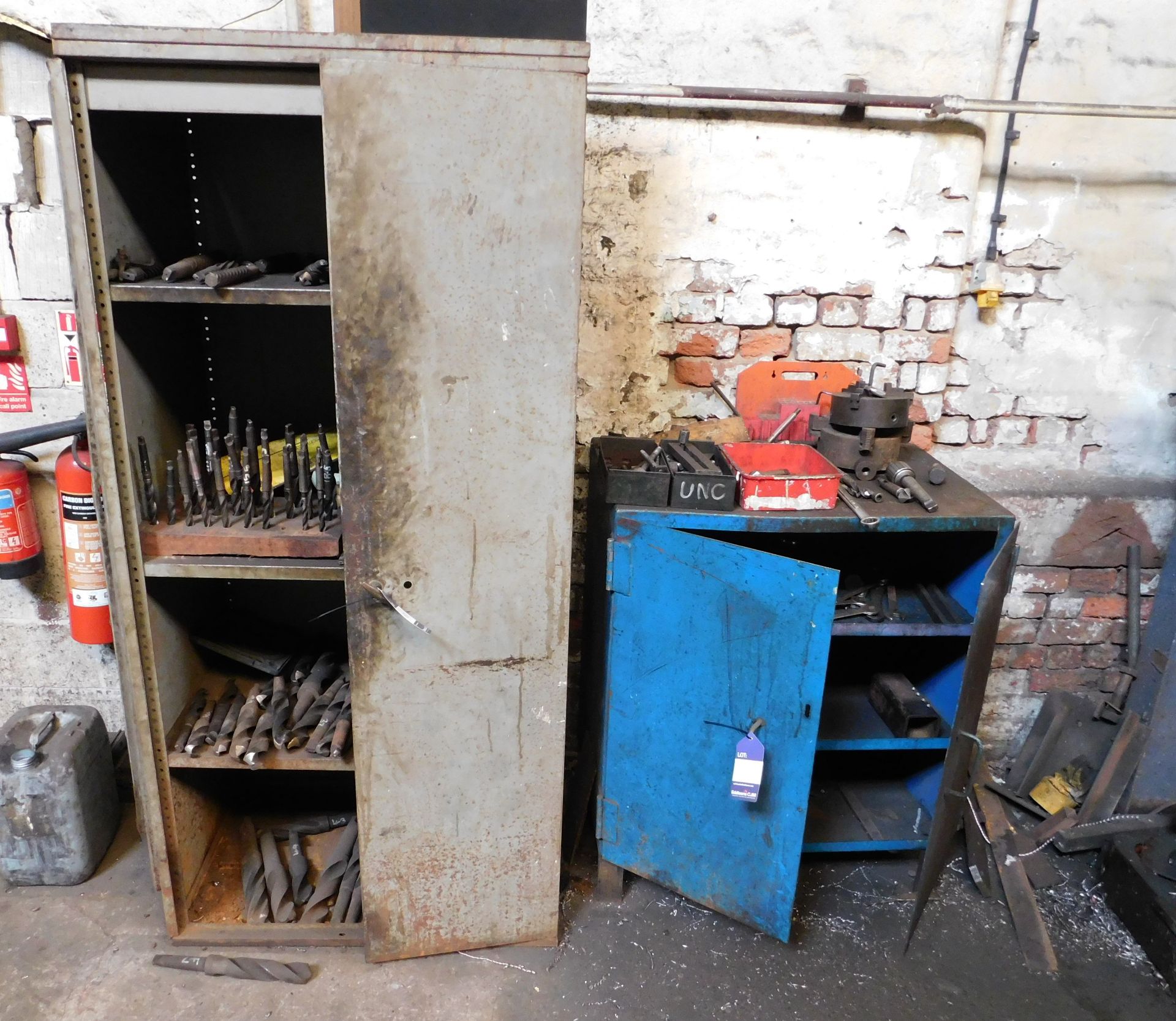 Steel Cabinets & Contents of Tooling