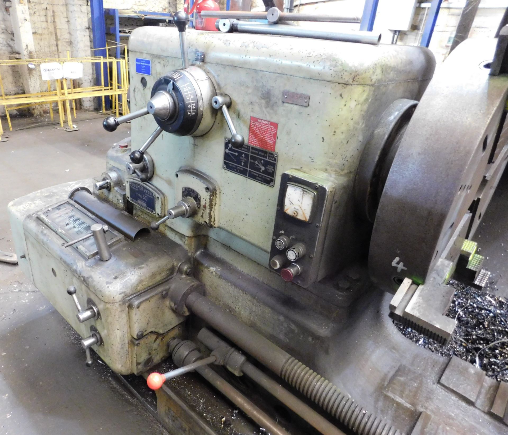 DSG Type 30 Gap Bed Centre Lathe Serial Number 412 - Image 5 of 10