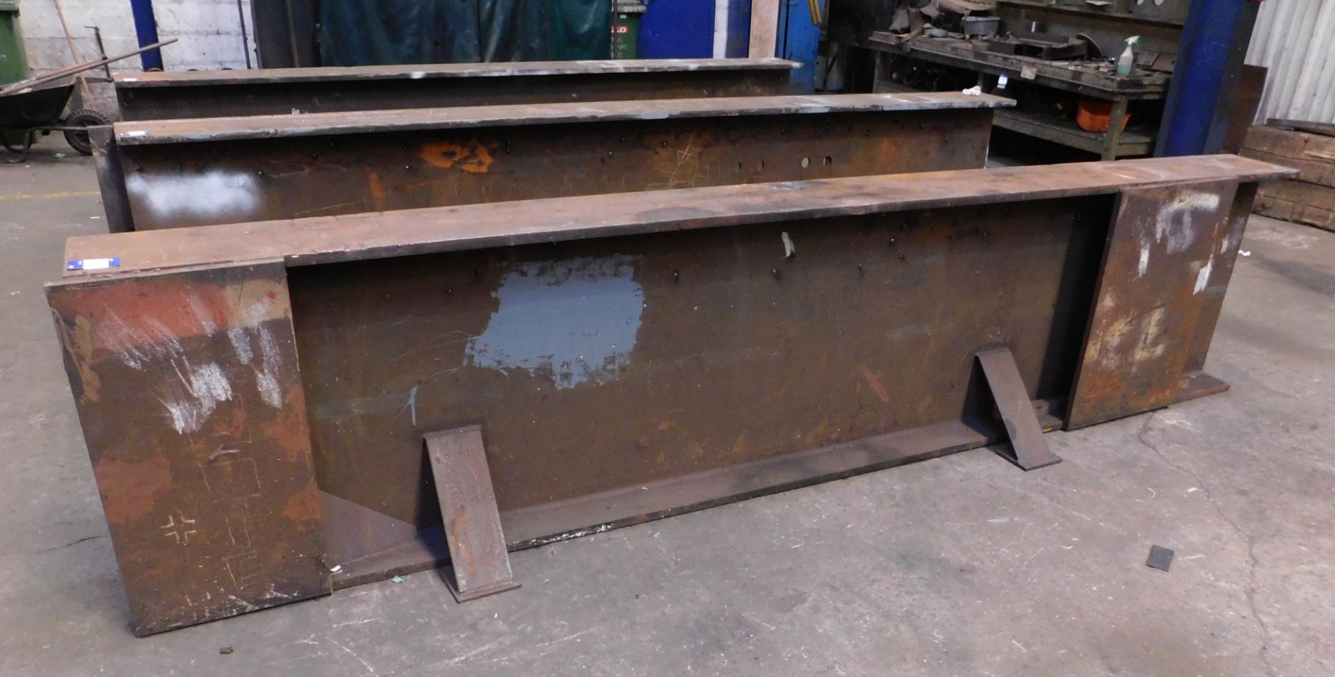 Steel Fabrication Heavy Duty Stands (x3) 13ft x 3f - Image 2 of 3