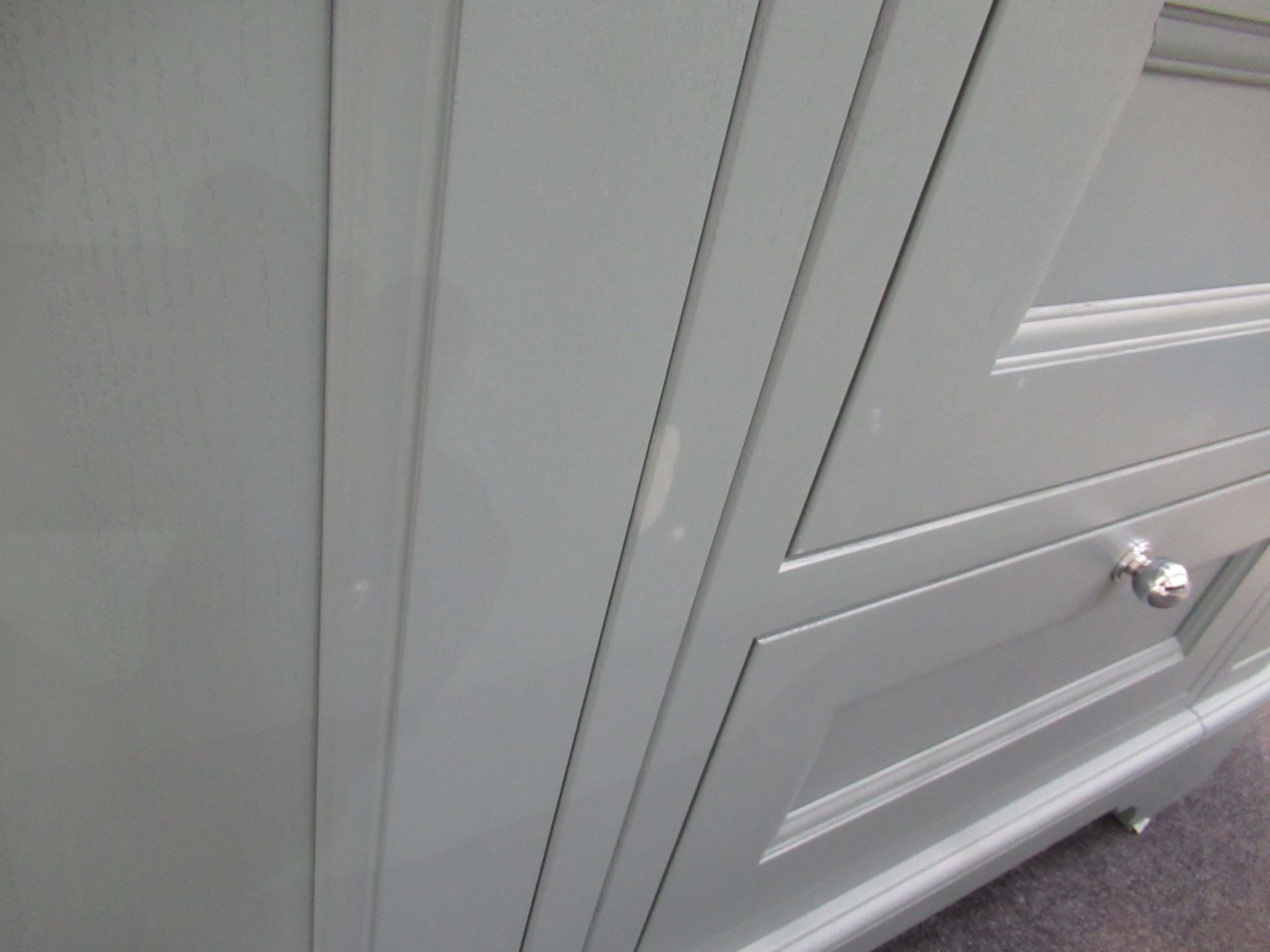 Ex Display Tetbury Freestanding 2 door/2 drawer Vanity Unit in Thyme, 25mm Marble Effect Worktop wit - Image 9 of 11