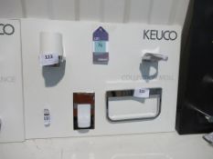 Ex Display Keuco Collection Moll towel ring, towel hook, lotion dispenser and soap holder