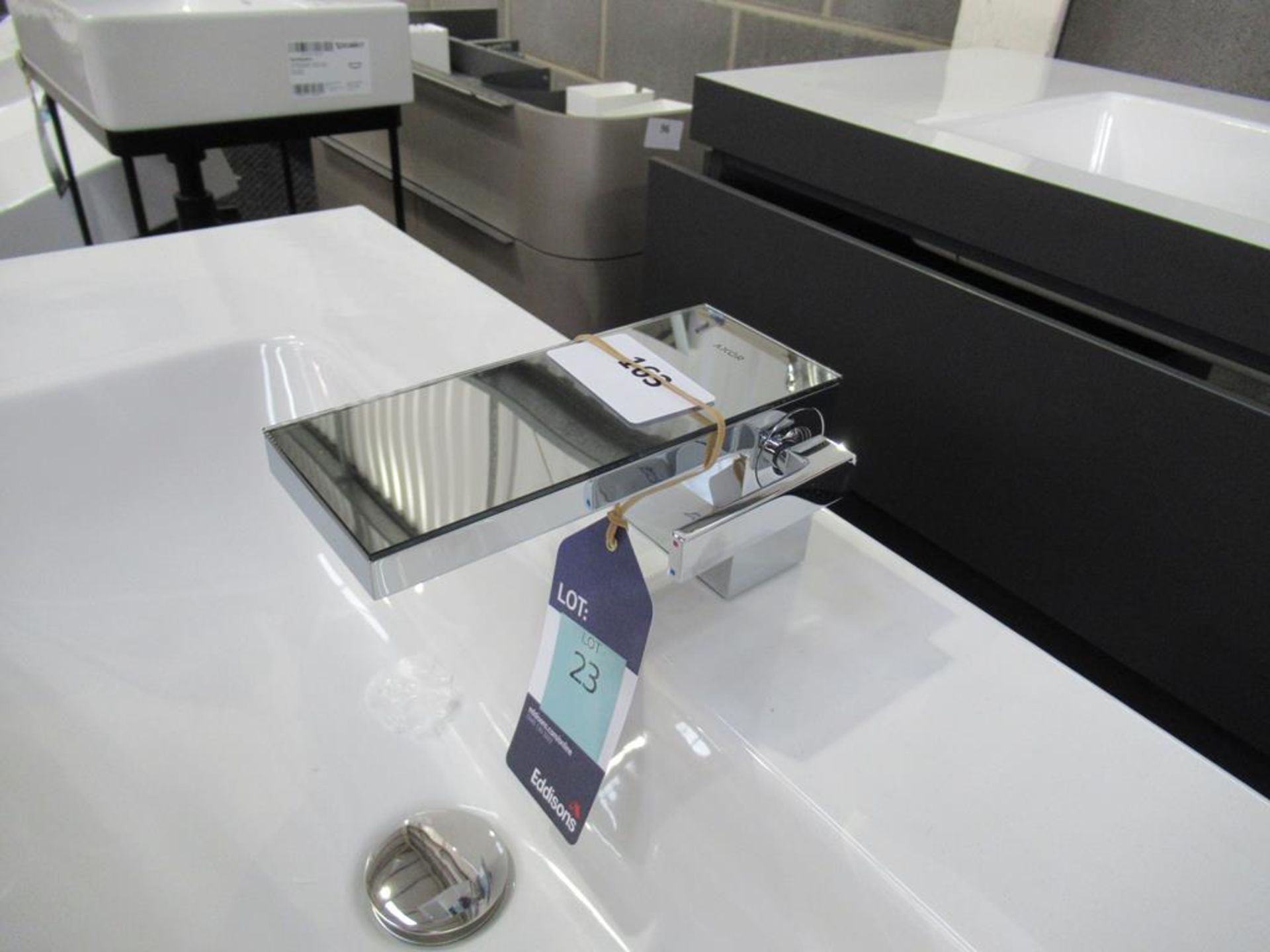 Ex Display Duravit Axor L-Cube Vanity Unit with Axor tap - Image 2 of 4