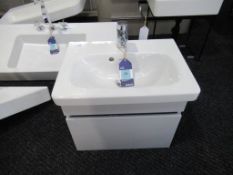 Ex Display Duravit Durastyle Vanity Unit with Hansgrohe tap