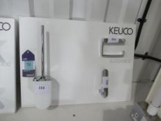 Ex Display Keuco Elegance WC brush set, spare paper and paper roll holders