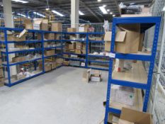 7 Bays Boltless Racking, Blue