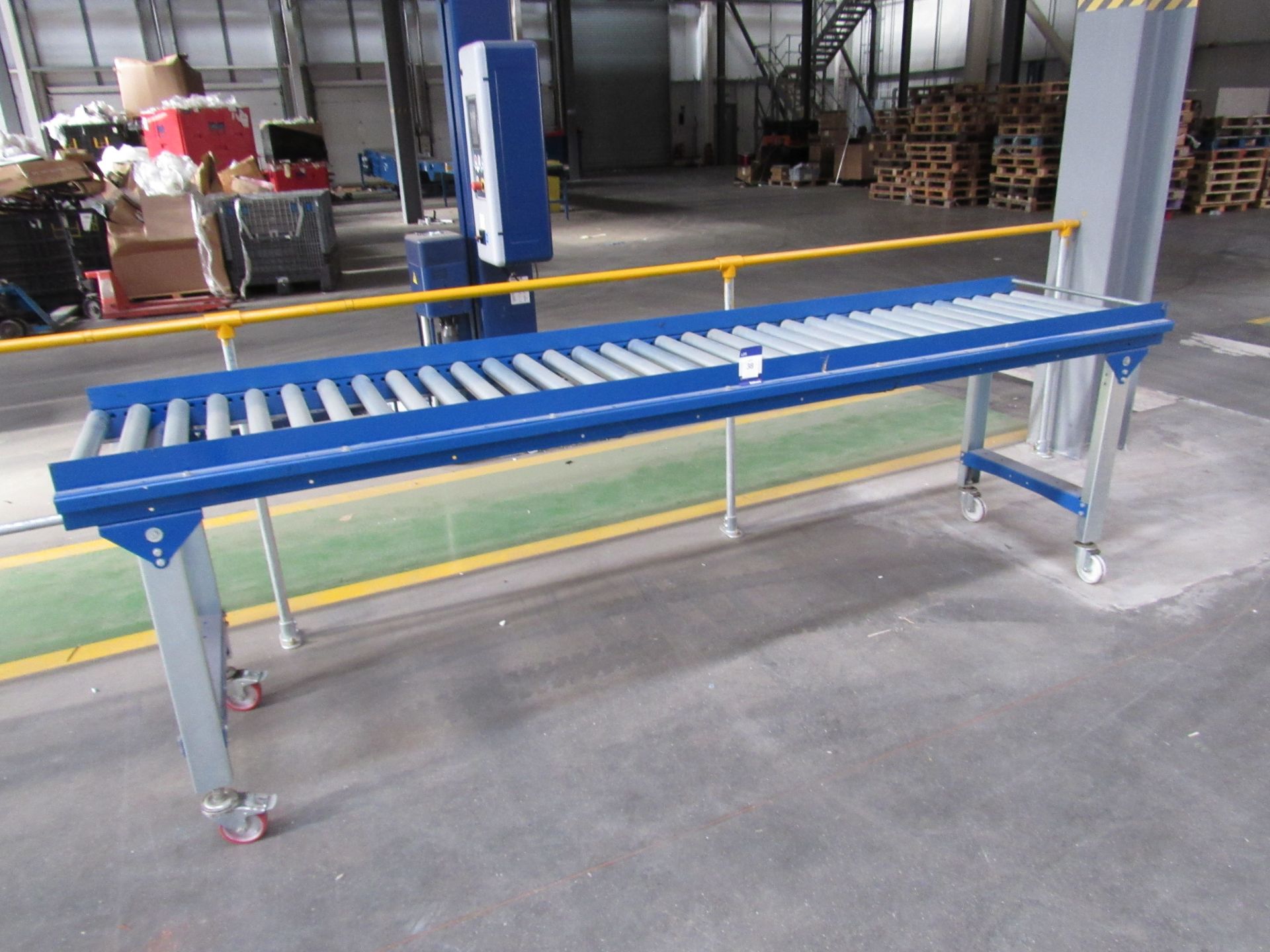 Mobile Roller Conveyor 2.5m x 0.5m, Approx.