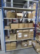 Steel Boltless Shelving and Contents