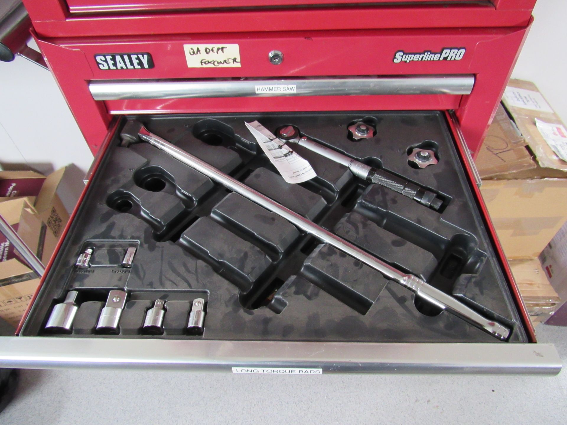 Sealey Superline Pro Tool Chest including Various - Image 9 of 10