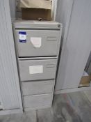 4 Drawer Filing Cabinet, Grey