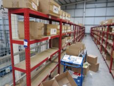 16 Bays Boltless Racking, Red 1200 x 300 x 1780